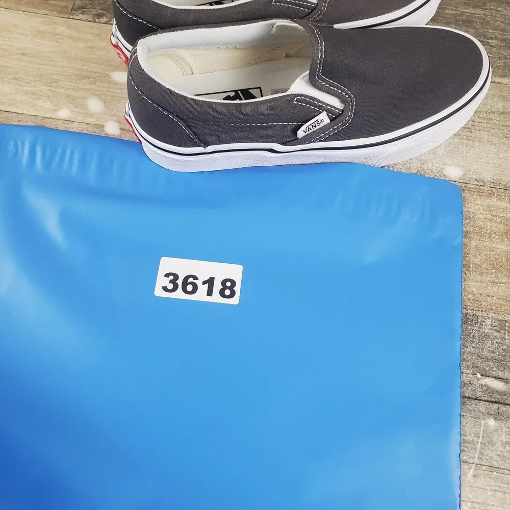 Vans Classic Womens Sz 5.5 Comfort Charcoal Round Toe Slip-On‎ Sneakers